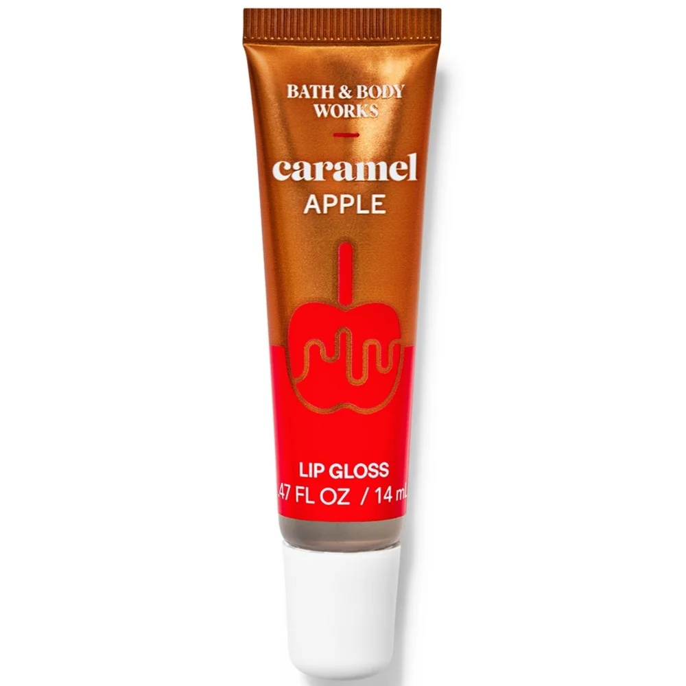 Bath & Body Works Fall Caramel Apple Lip Gloss NEW Sealed RARE